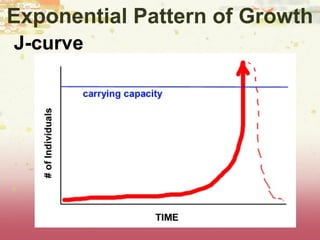 J-curve
Exponential Pattern of Growth
 