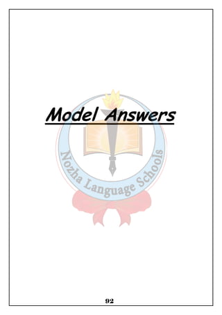 Model Answers 
92 
 