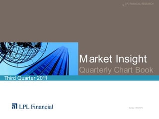 LPL FINANCIAL RESEARCH




                     M arket Insight
                     Quarterly Chart Book
Third Quarter 2011




                                   Member FINRA/SIPC
 