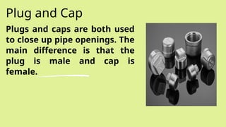 Engine Plug Vs Cap 3rd Quarter LESSON 1 Irrigation Materials, Tools, Equipment and ...