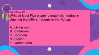 3rd Quarter PowerPoint for grade 8 topic Household services | PPTX
