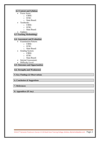3rd sem Practicum Format 2.3.1a. Pramod Kumar Yadav | PDF