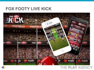 FOX FOOTY LIVE KICK
 