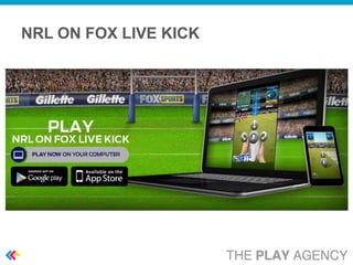 NRL ON FOX LIVE KICK
 