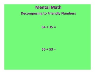 Friendly Value Math 3rd Grade Singapore Math Training II | PDF