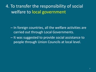 3rd social welfare policy of Pakistan, 1992 - Imran Ahmad Sajid | PPTX