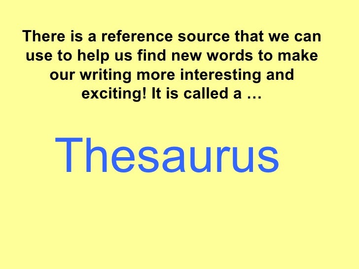 3rd Thesaurus