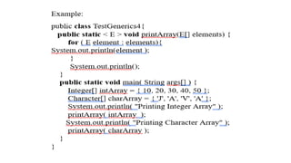 3rd unit session 6.pptx, java programming | PPTX