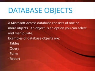 An Introduction to Database for beginners | PPTX
