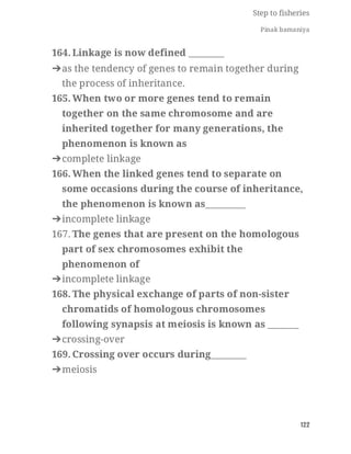 FISHERIES QUESTION BANK (5th sem)