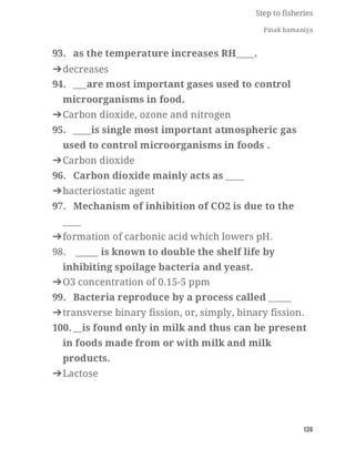 FISHERIES QUESTION BANK (5th sem)
