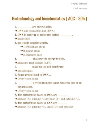 FISHERIES QUESTION BANK (5th sem)