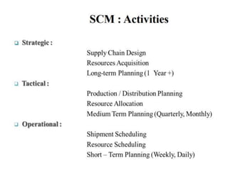 supply chain management | PPTX
