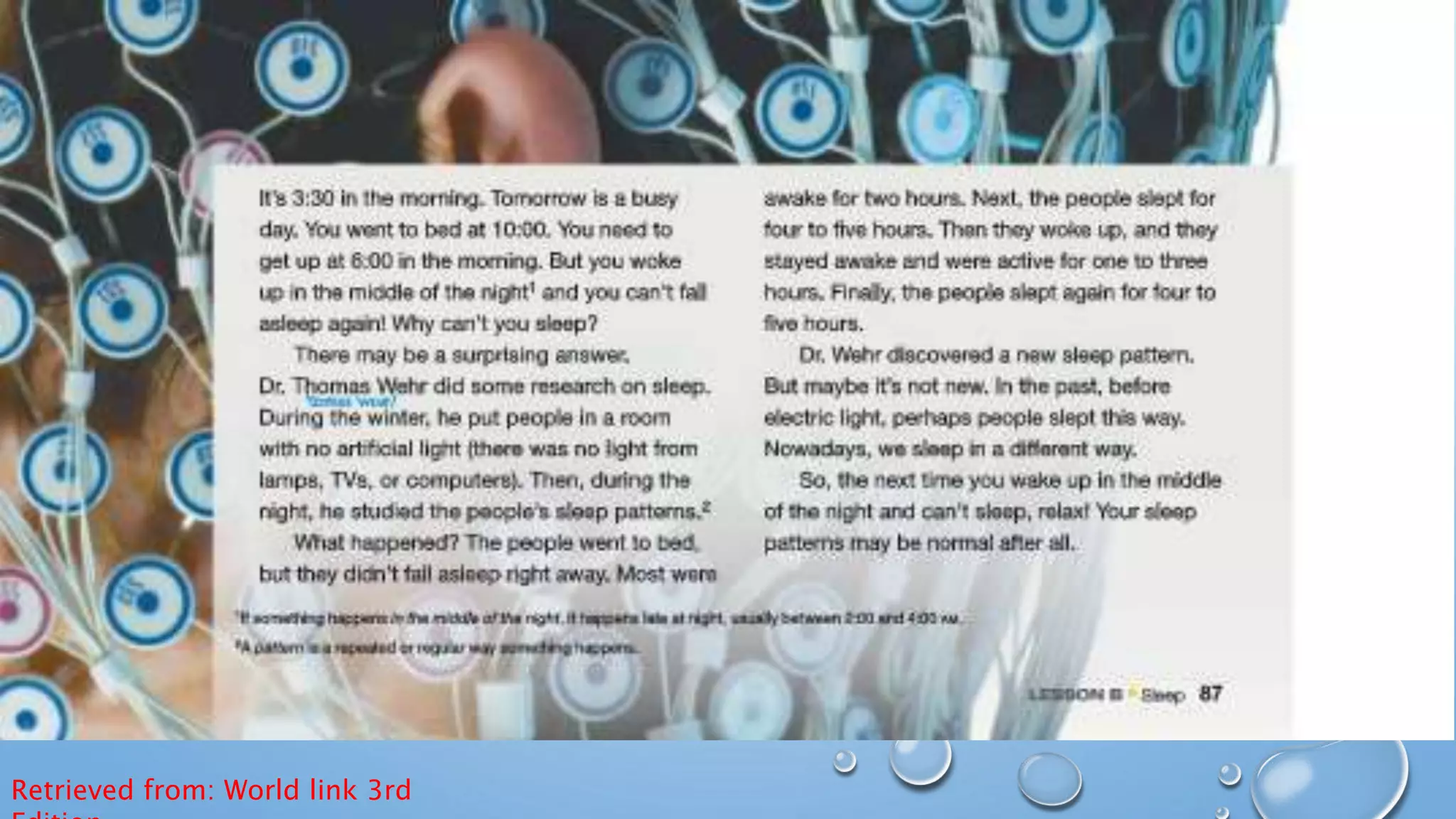 Retrieved from: World link 3rd
 