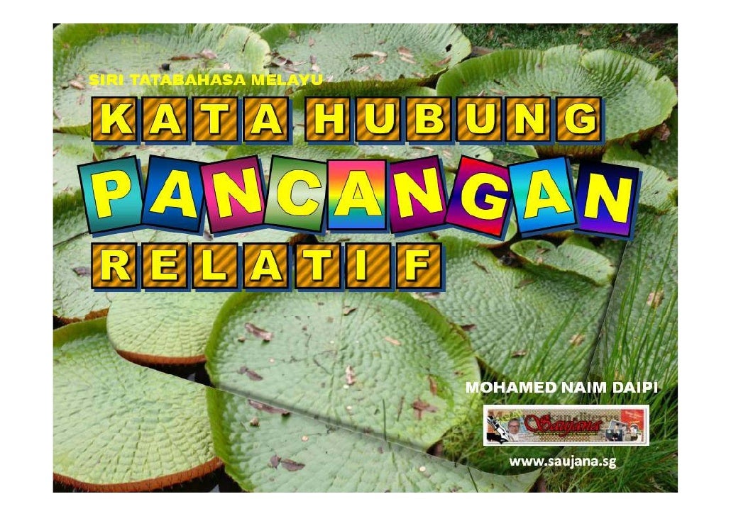 Kata Hubung Pancangan Relatif Yang - KATAKU