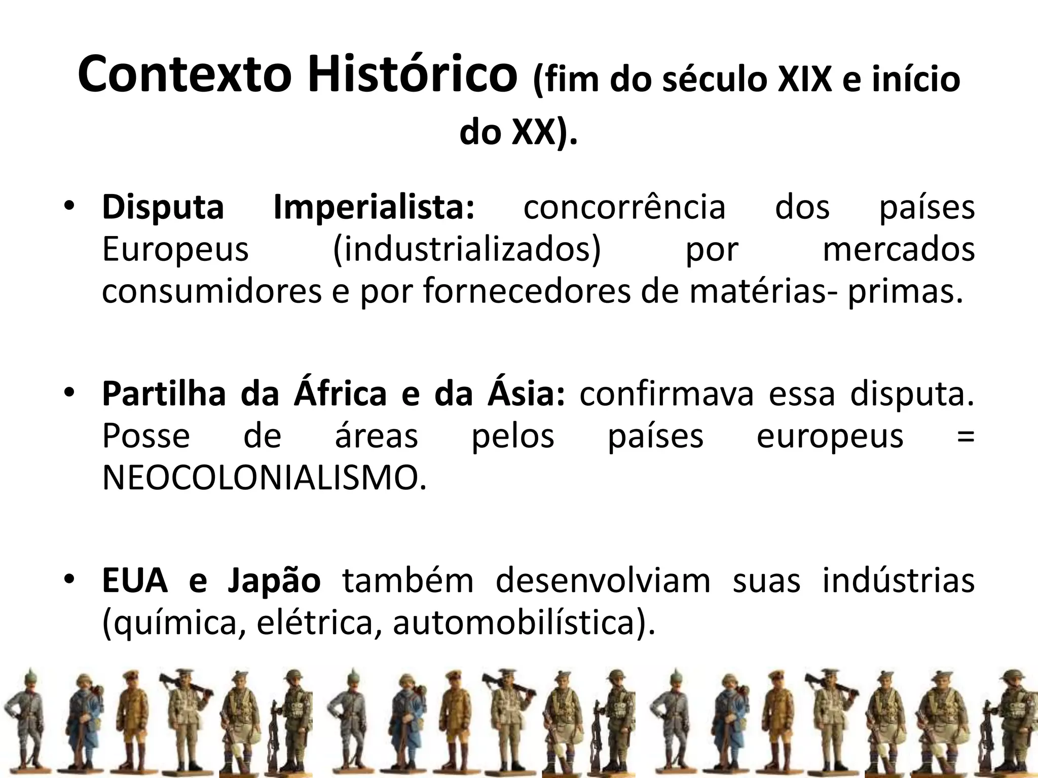 3ºano - Primeira Guerra Mundial - 1914 a 1918 | PPTX