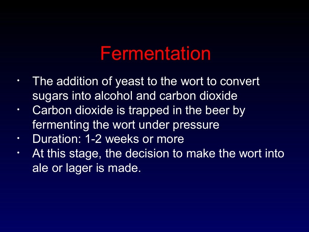 Fermented alcoholic beverages