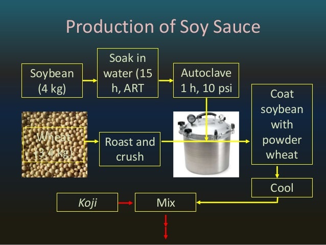 Soy sauce control of process1 soybean processing diagram 