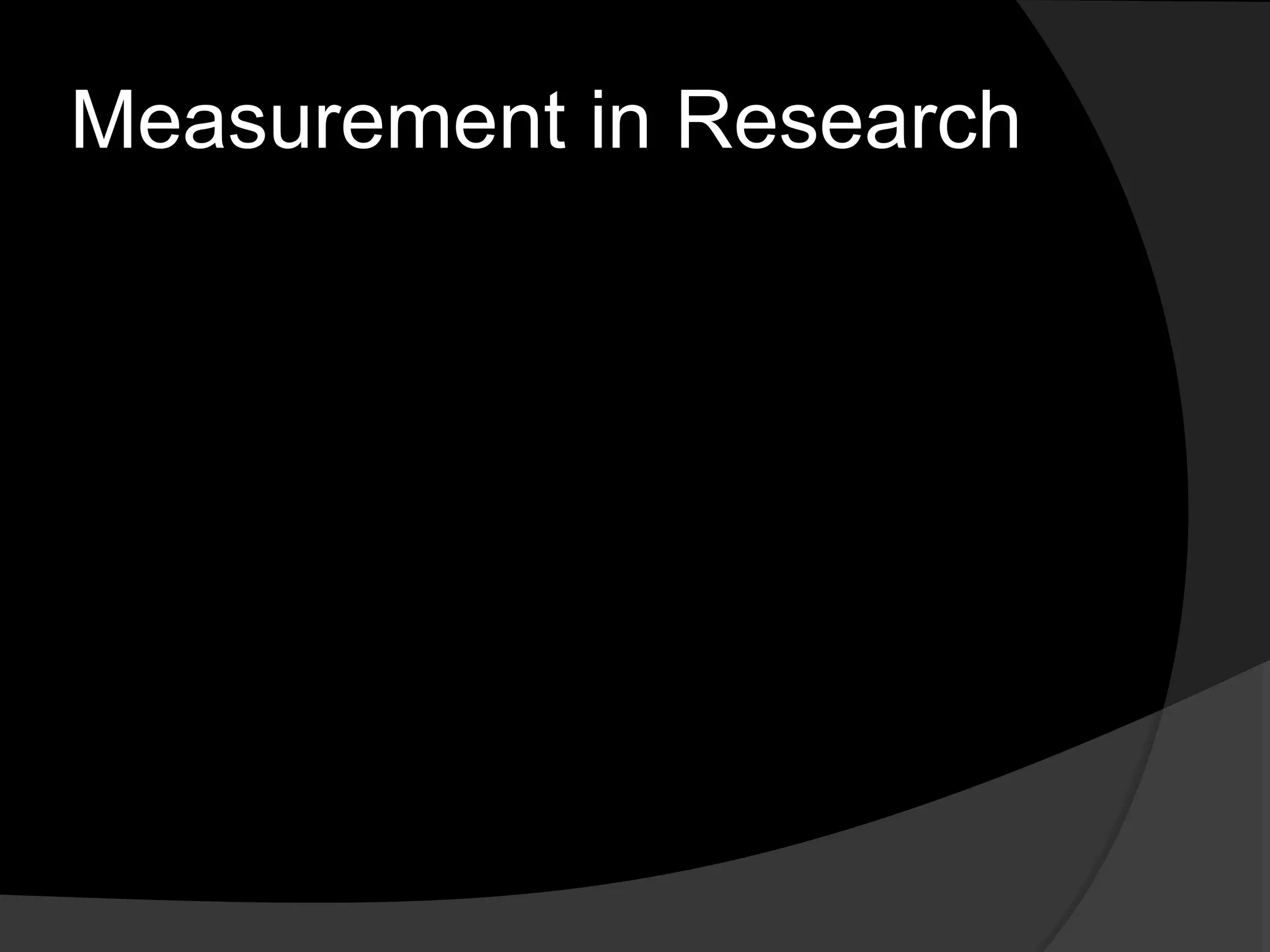 Sampling and measurement | PPTX
