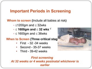 Dr Azad on ROP: Need for training and screening | PPTX