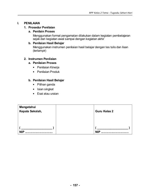 [3] rpp sd kelas 2 semester 1 tugas sehari-hari