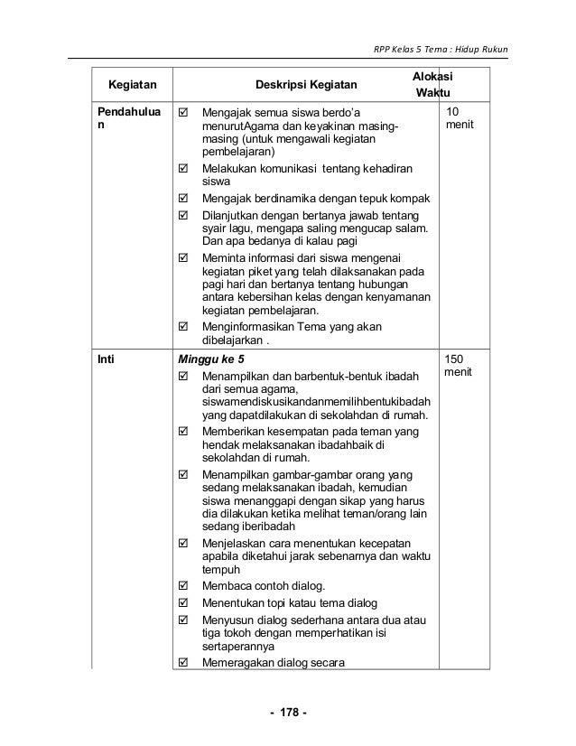[3] rpp sd kelas 5 hidup rukun