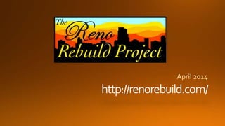 Zach Cage - Reno Rebuild Project