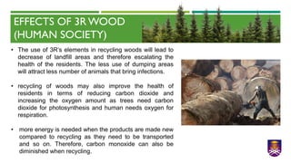Reuse, Reduce, Recycling Wood | PDF