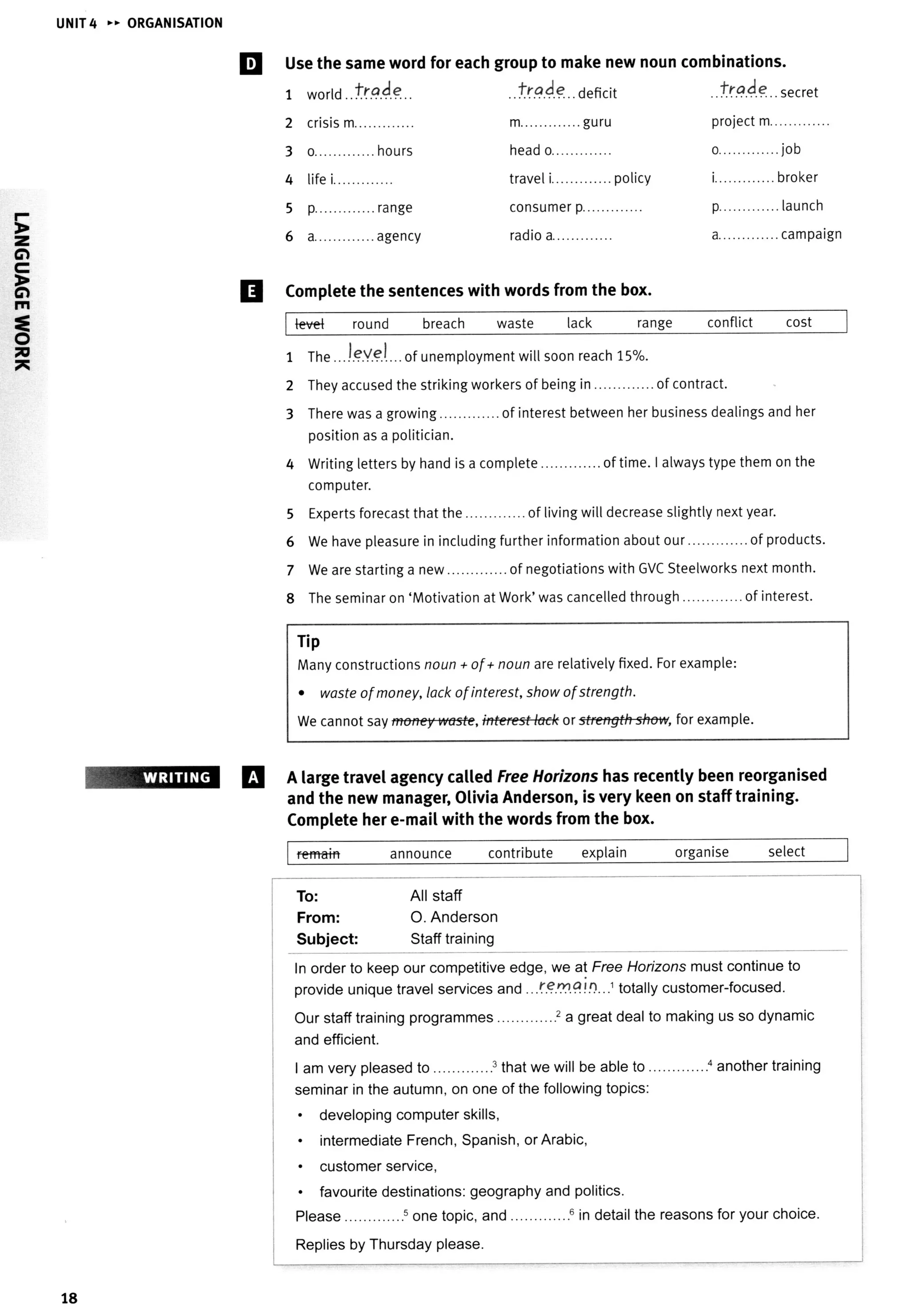 Market leader 3rd ed intermediate practice file | PDF