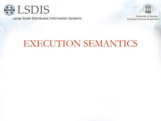 EXECUTION SEMANTICS
 