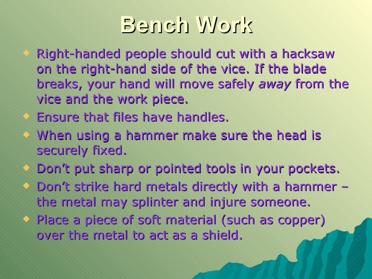 Mechanical Technology Grade 12 Chapter 3 Safety In The Workshop