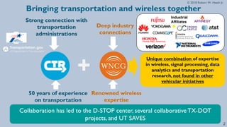UT SAVES: Situation Aware Vehicular Engineering Systems | PDF