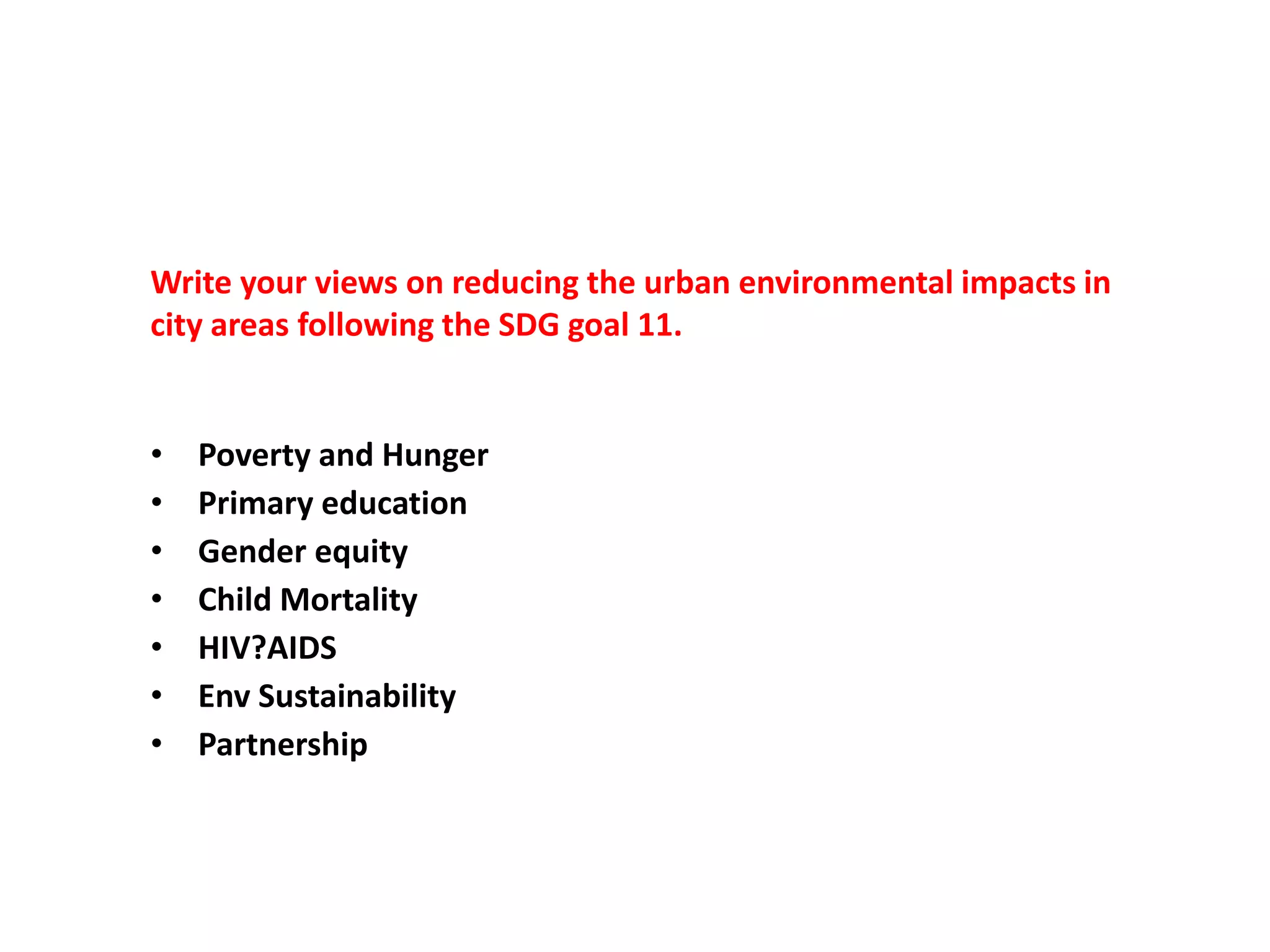 Sdg goals and targets pptx