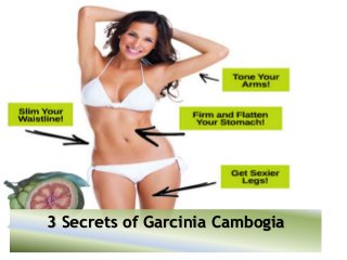 3 Secrets of Garcinia Cambogia
 
