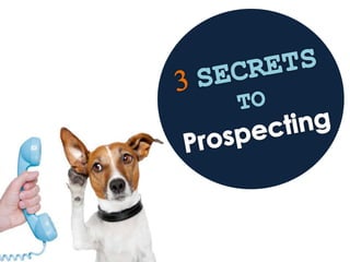 3 Secrets to Prospecting
