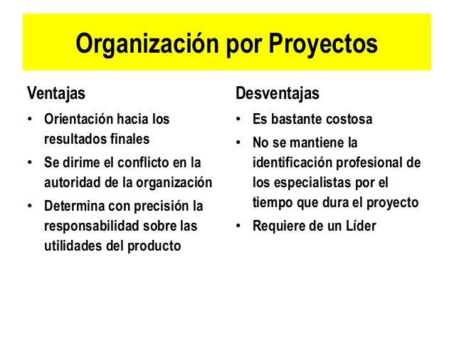 Produccion Por Proyecto Ventajas Y Desventajas es.slideshare.net