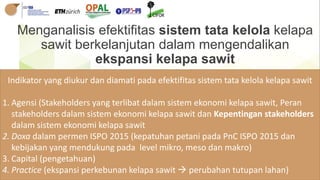 Tata kelola perkebunan kelapa sawit multi aras: Perubahan ekologi kawasan di Kutai Kartanegara, Kalimantan Timur