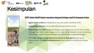 Tata kelola perkebunan kelapa sawit multi aras: Perubahan ekologi kawasan di Kutai Kartanegara, Kalimantan Timur