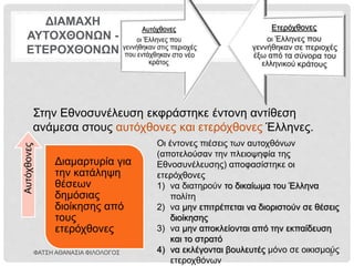 • Το Σύνταγμα του 1844
περιλάμβανε και ορισμένα
φιλελεύθερα στοιχεία
Διαβάστε τα παρακάτω άρθρα του
Συντάγματος.
Ποια δικαιώματα κατοχυρώνονται;
Πώς θα τα χαρακτηρίζατε;
ΦΑΤΣΗ ΑΘΑΝΑΣΙΑ ΦΙΛΟΛΟΓΟΣ 5
 