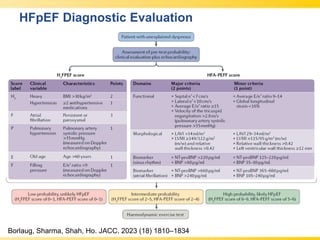 HFpEF Diagnostic Evaluation
Borlaug, Sharma, Shah, Ho. JACC. 2023 (18) 1810–1834
 