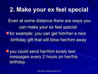 What to get your ex for her birthday