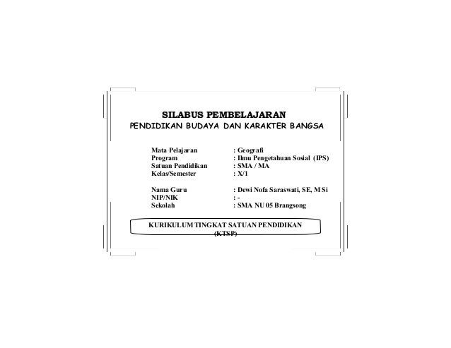 prota geografi sma prota geografi sma