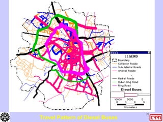 70
Travel Pattern of Diesel Buses
 