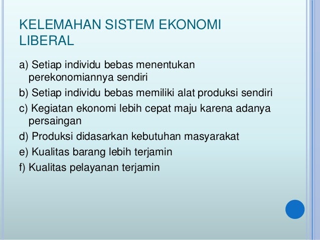 3 Sistem Perekonomian Indonesia