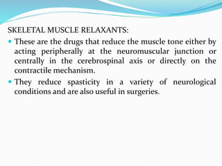 Inappropriate Use Of Skeletal Muscle Relaxants In Geriatric Patients ...