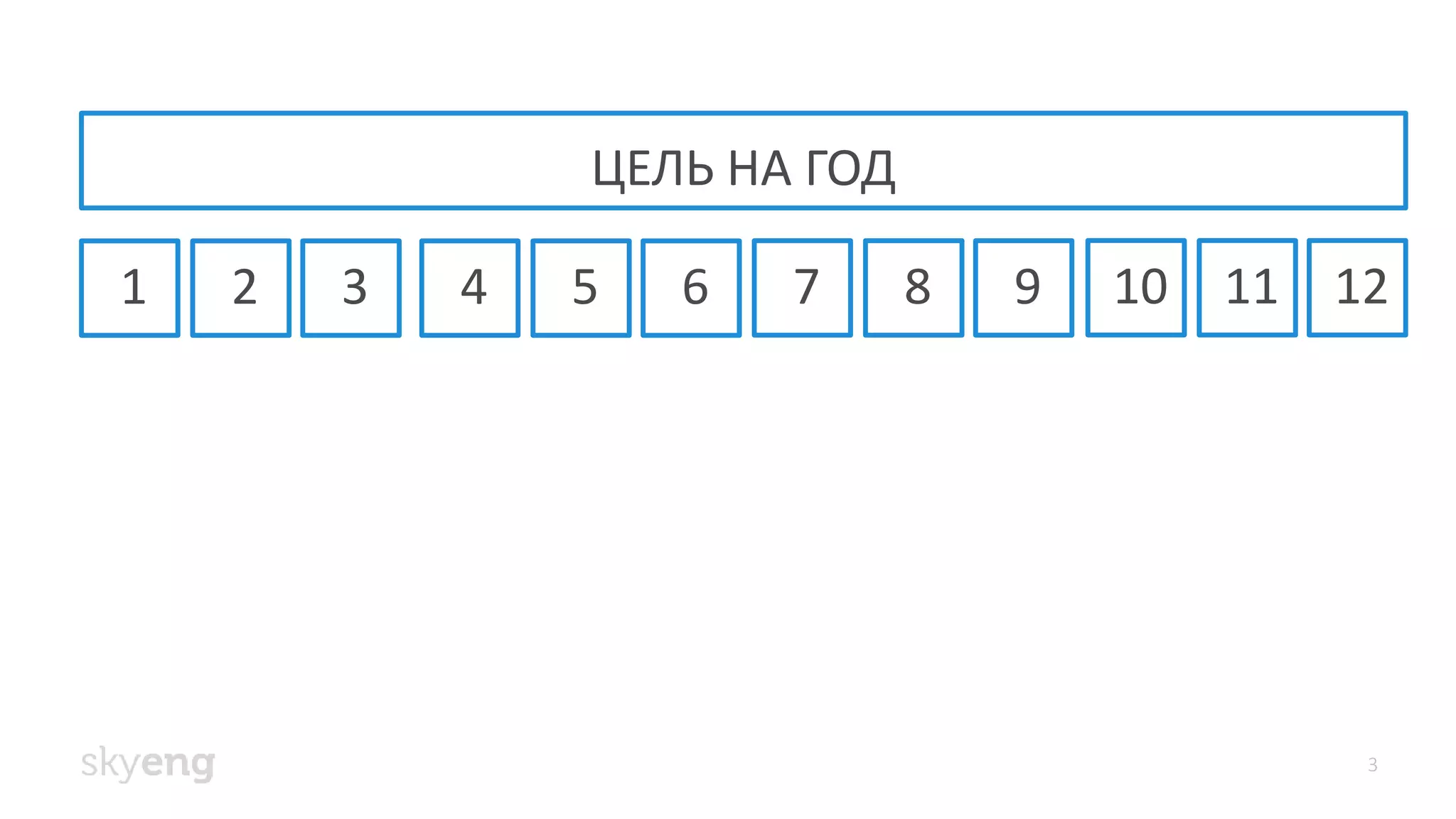 3
1
ЦЕЛЬ НА ГОД
2 3 4 5 6 7 8 9 10 11 12
 