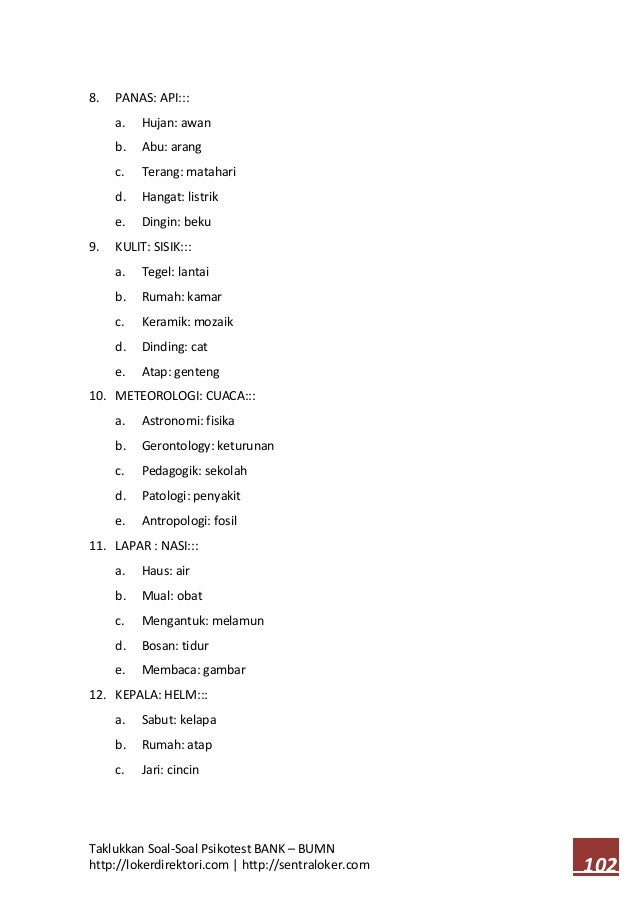 3 soal psikotest 2 3 soal psikotest 2
