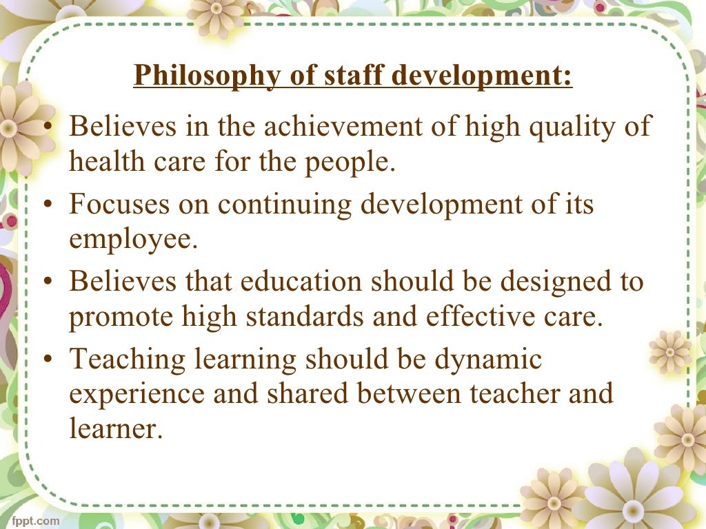 staff development in nursing