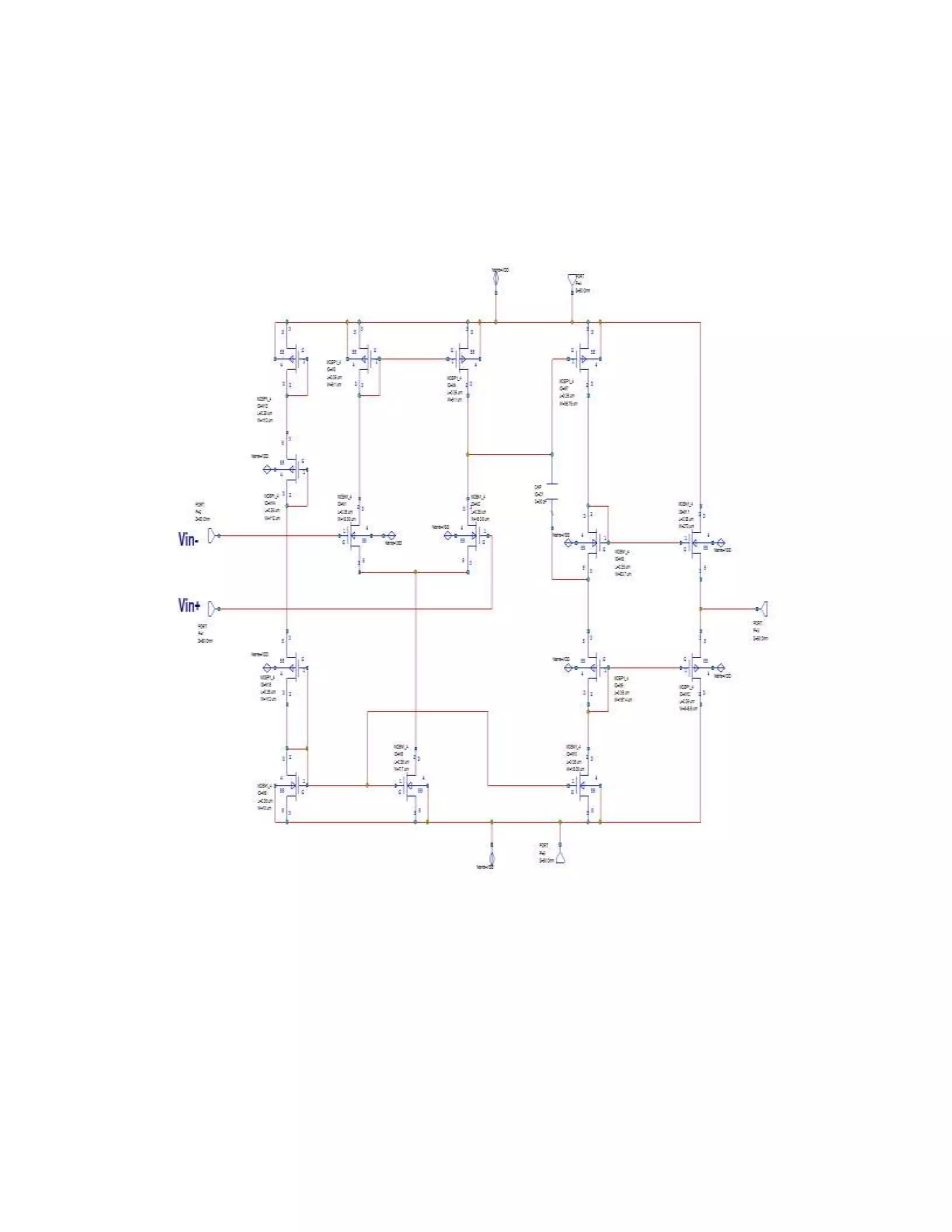 3 stage CMOS Amplifier