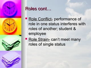 An important Sociology topic Status and Roles | PPT